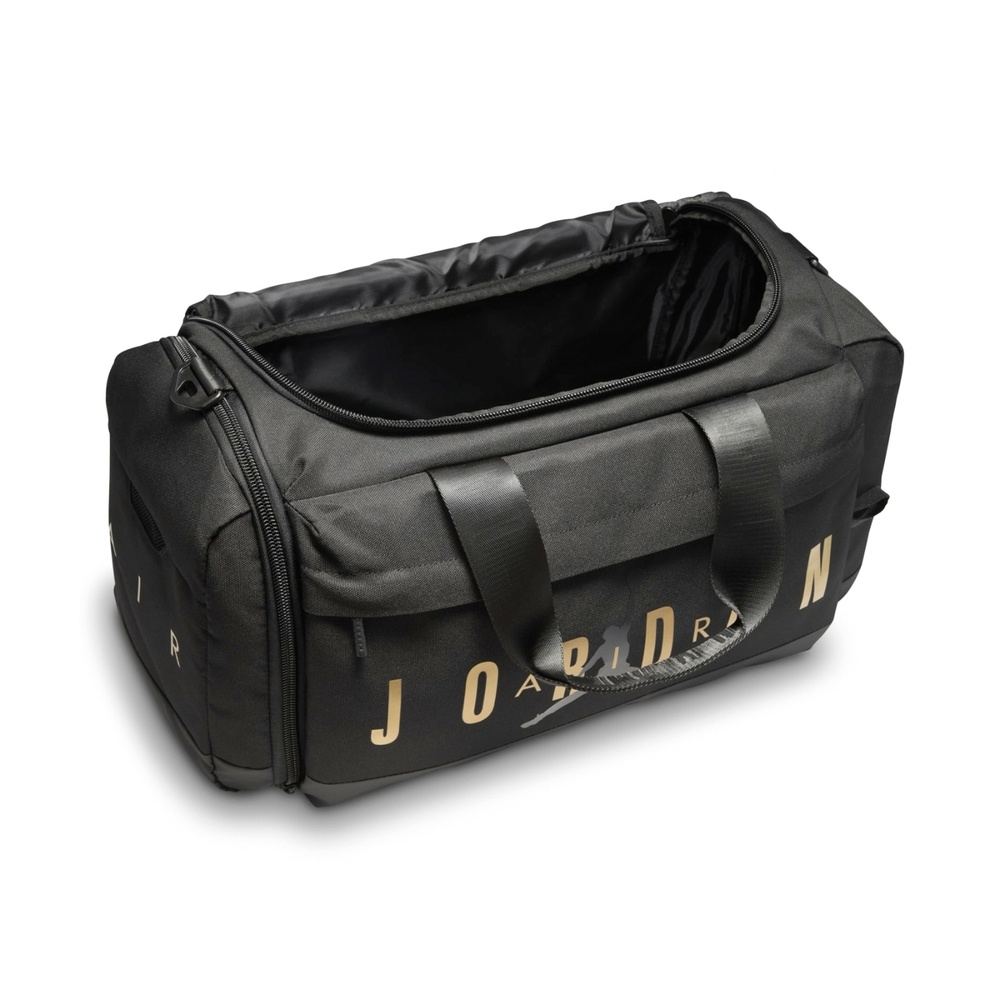 Air Jordan Velocity 36L Travel Bag 'Black Gold' JD2443002AD-001 - 2