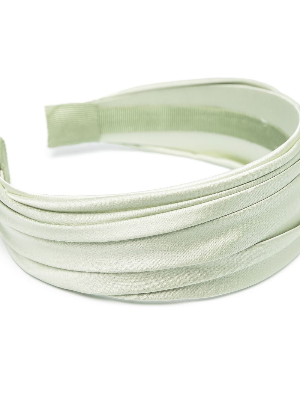 draped-satin wide headband - 3