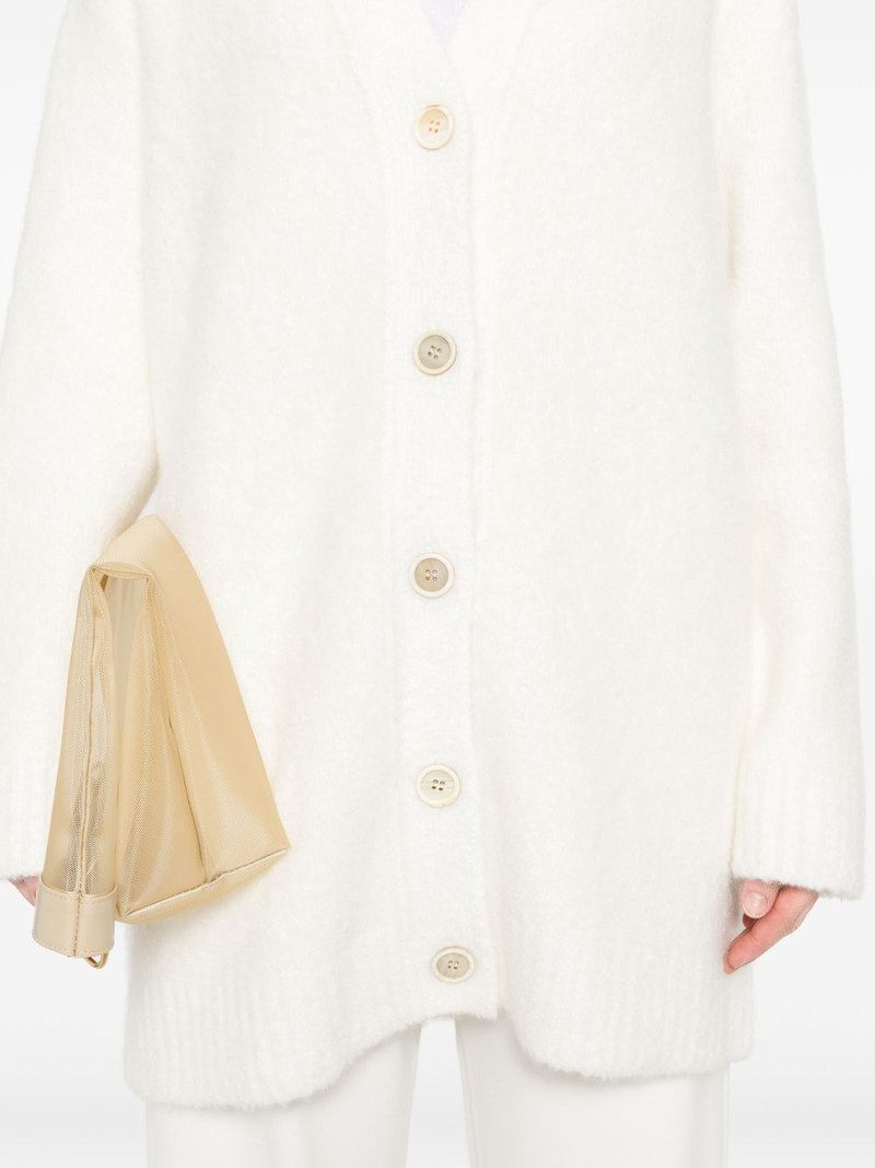 V-neck brushed cardigan 5