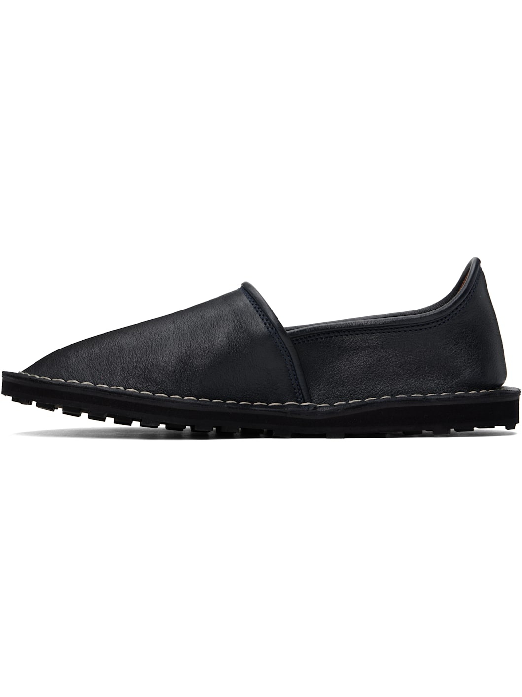 Navy 'Marni' Symbol Loafers - 3