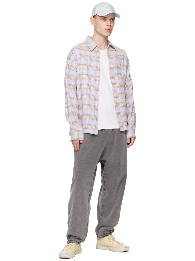 Acne Studios Blue Check Shirt outlook