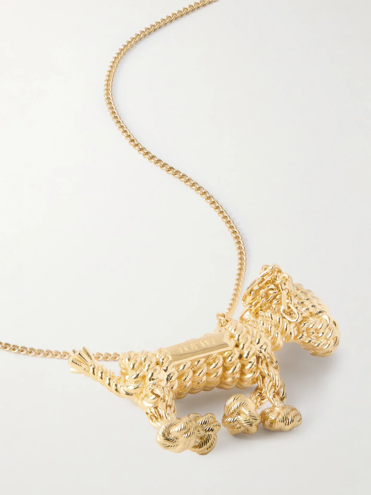 Sausage Dog Gold-tone Necklace - 1