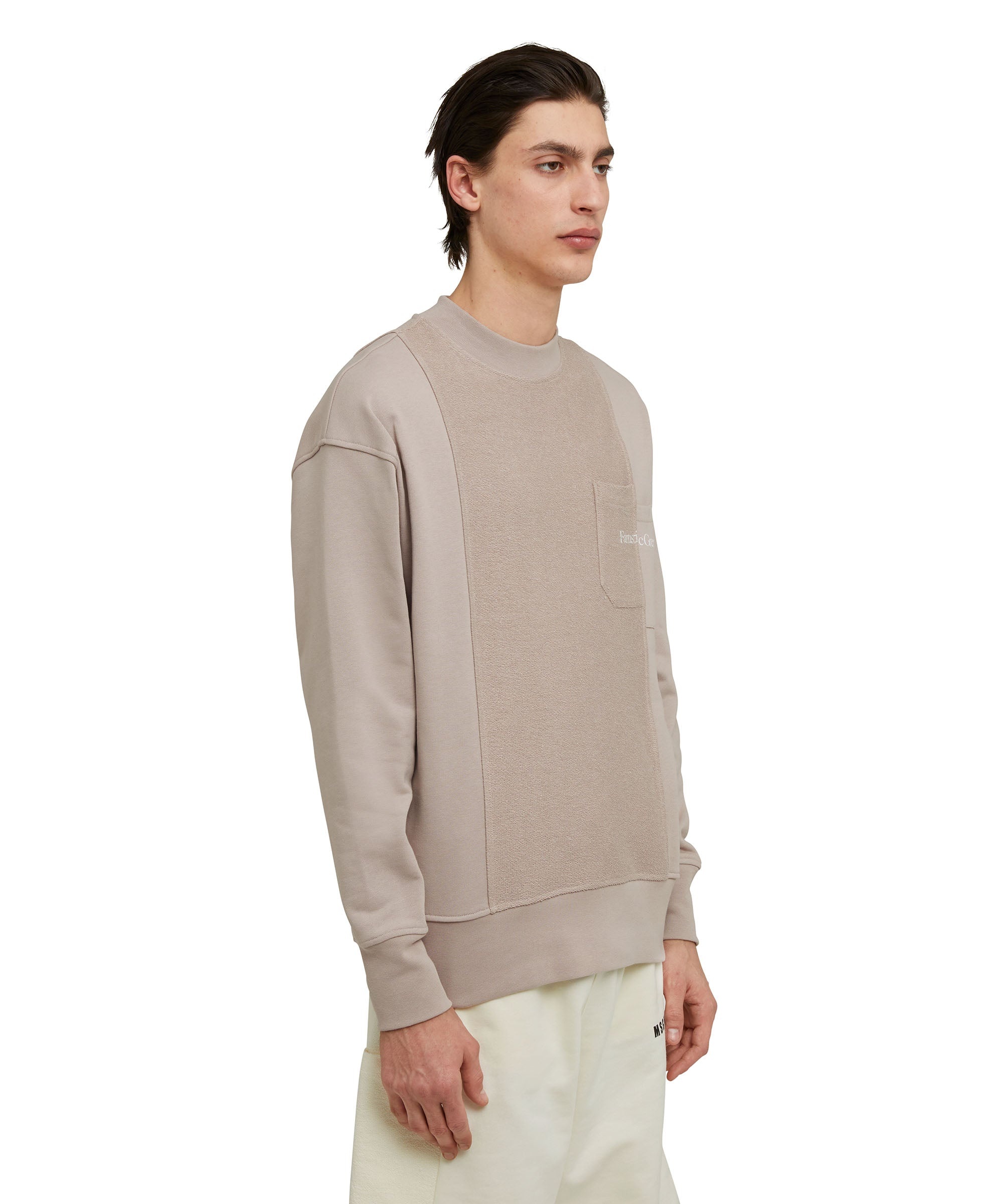 Organic cotton crewneck sweatshirt from the MSGM Fantastic Green Capsule - 4