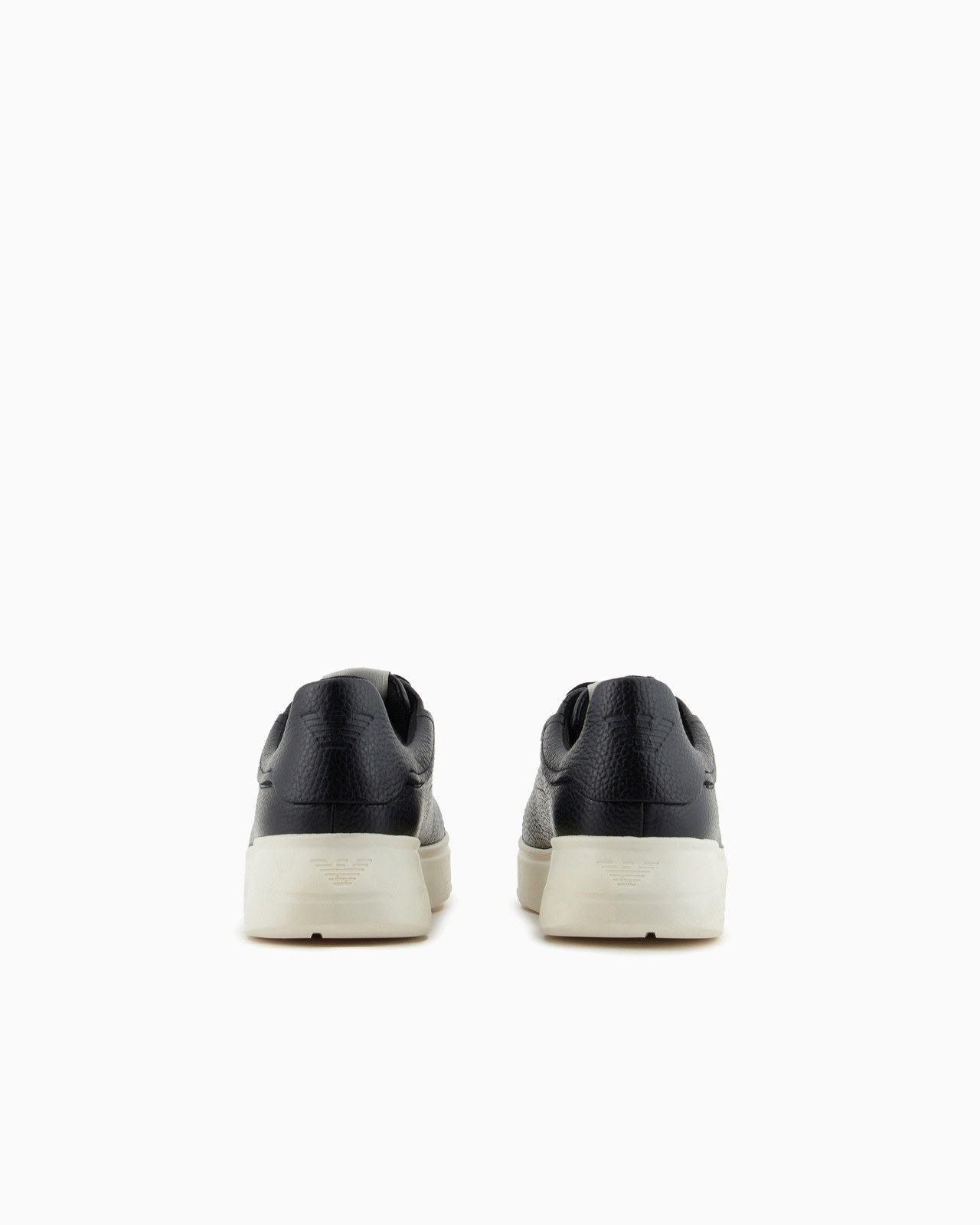 Tumbled leather sneakers - 4