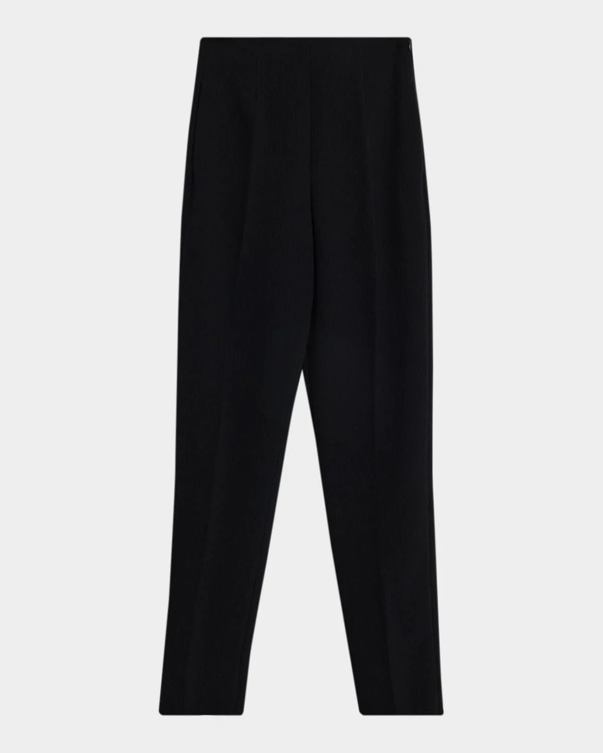 Bark-Effect Crepe Trousers - 1