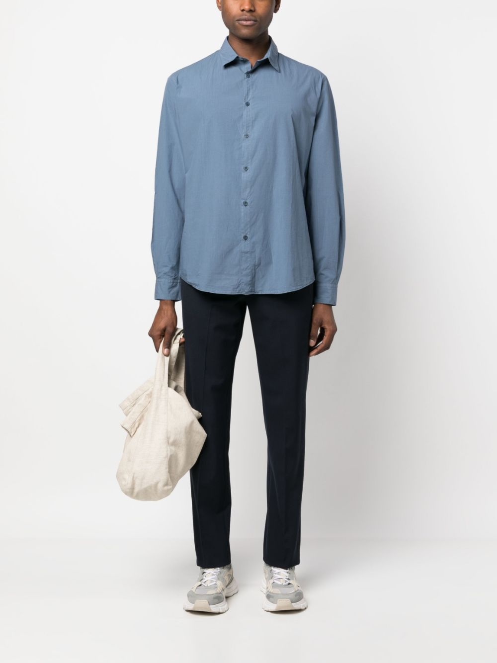 plain cotton shirt - 2