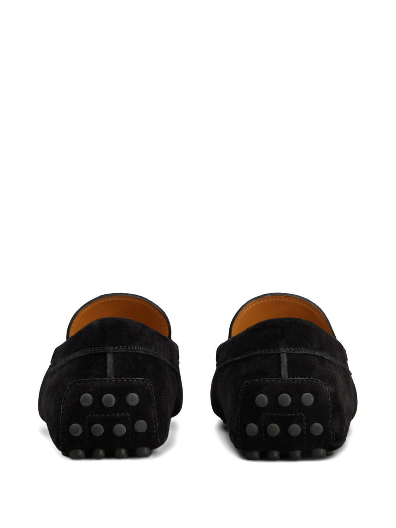 pebble-detail suede loafers 3
