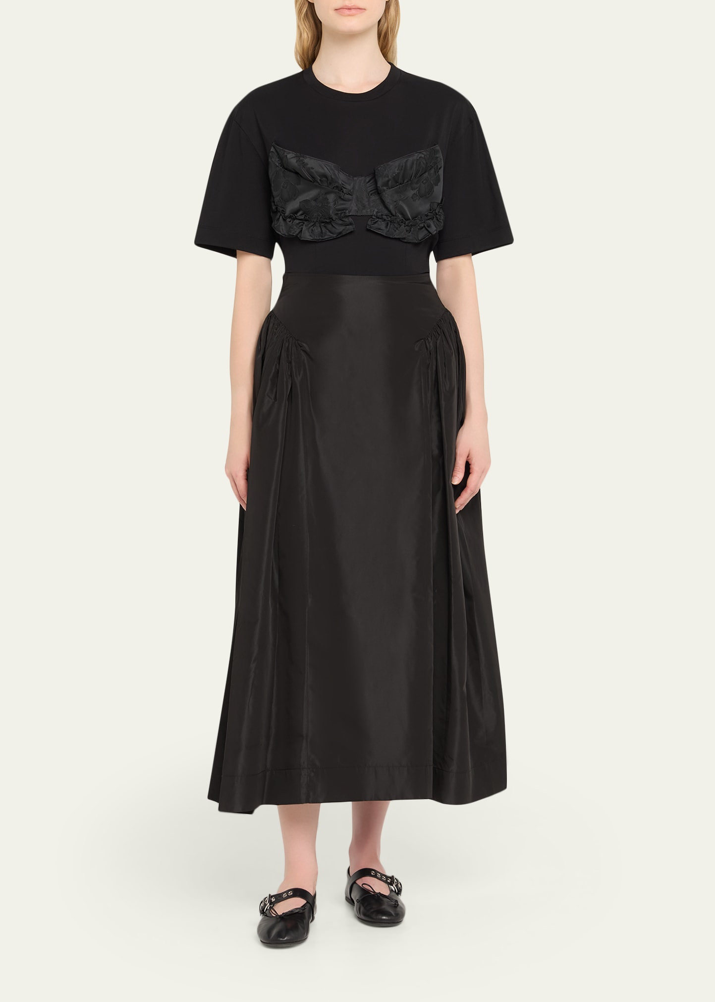 Hip Detail Bind Midi Skirt - 2