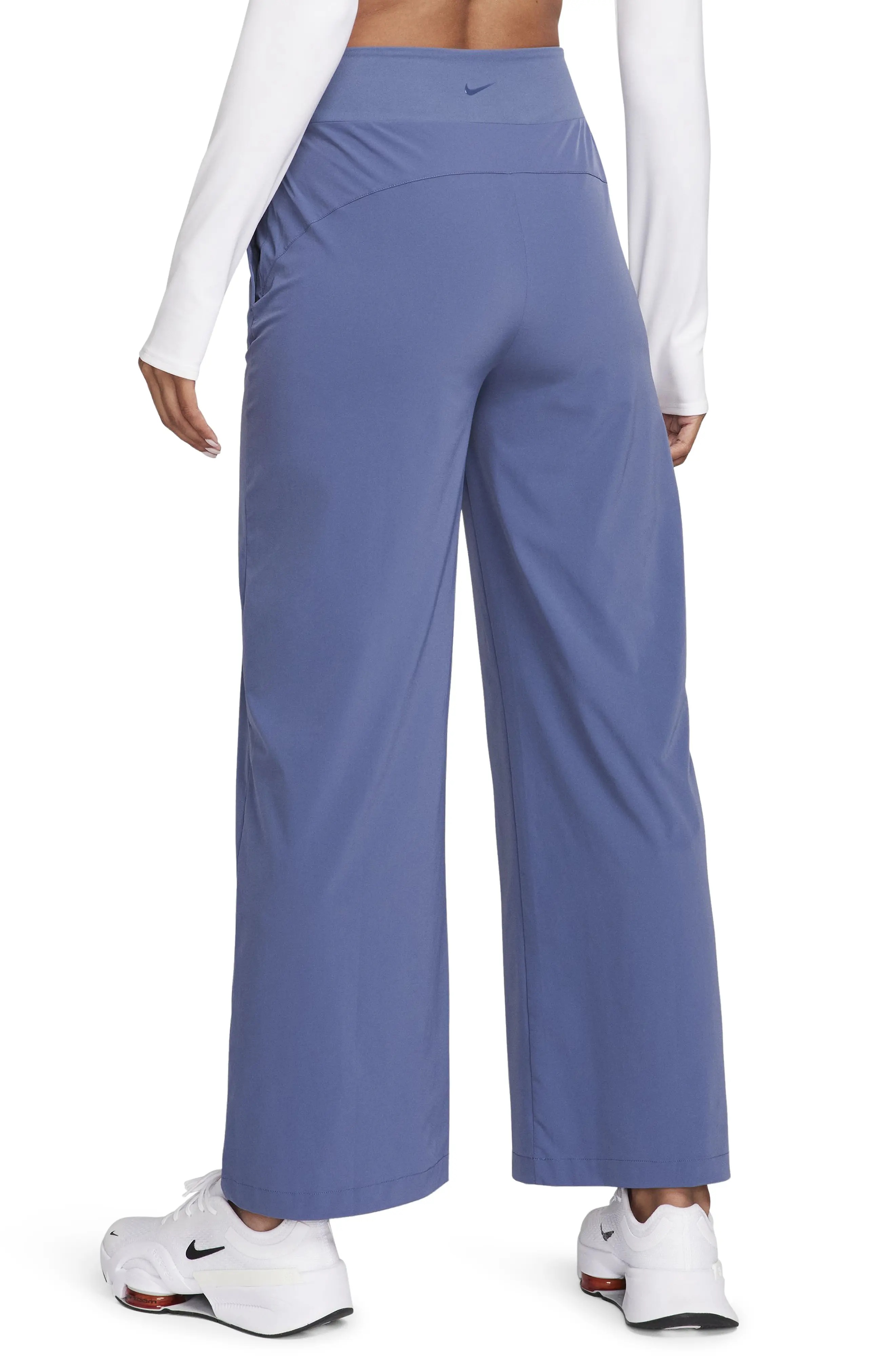 Bliss Dri-FIT Woven Wide Leg Pants in Diffused Blue/Clear - 2