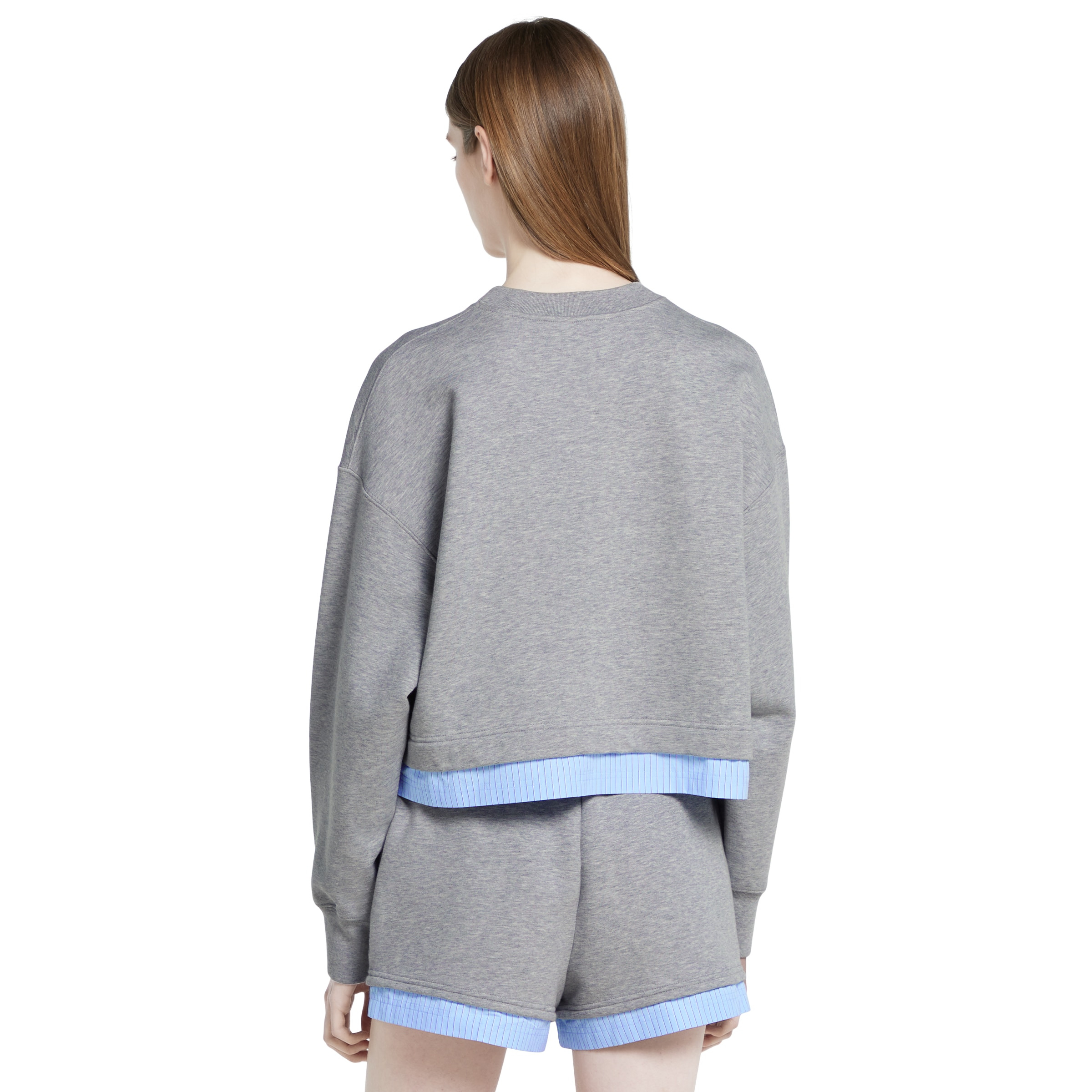Cotton jersey sweatshirt with embroidery - 4