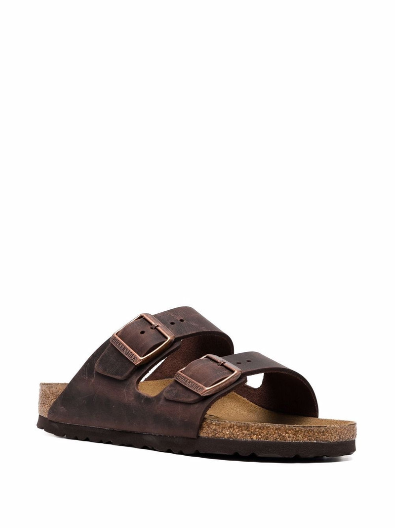 BIRKENSTOCK Arizona oiled leather sandals outlook