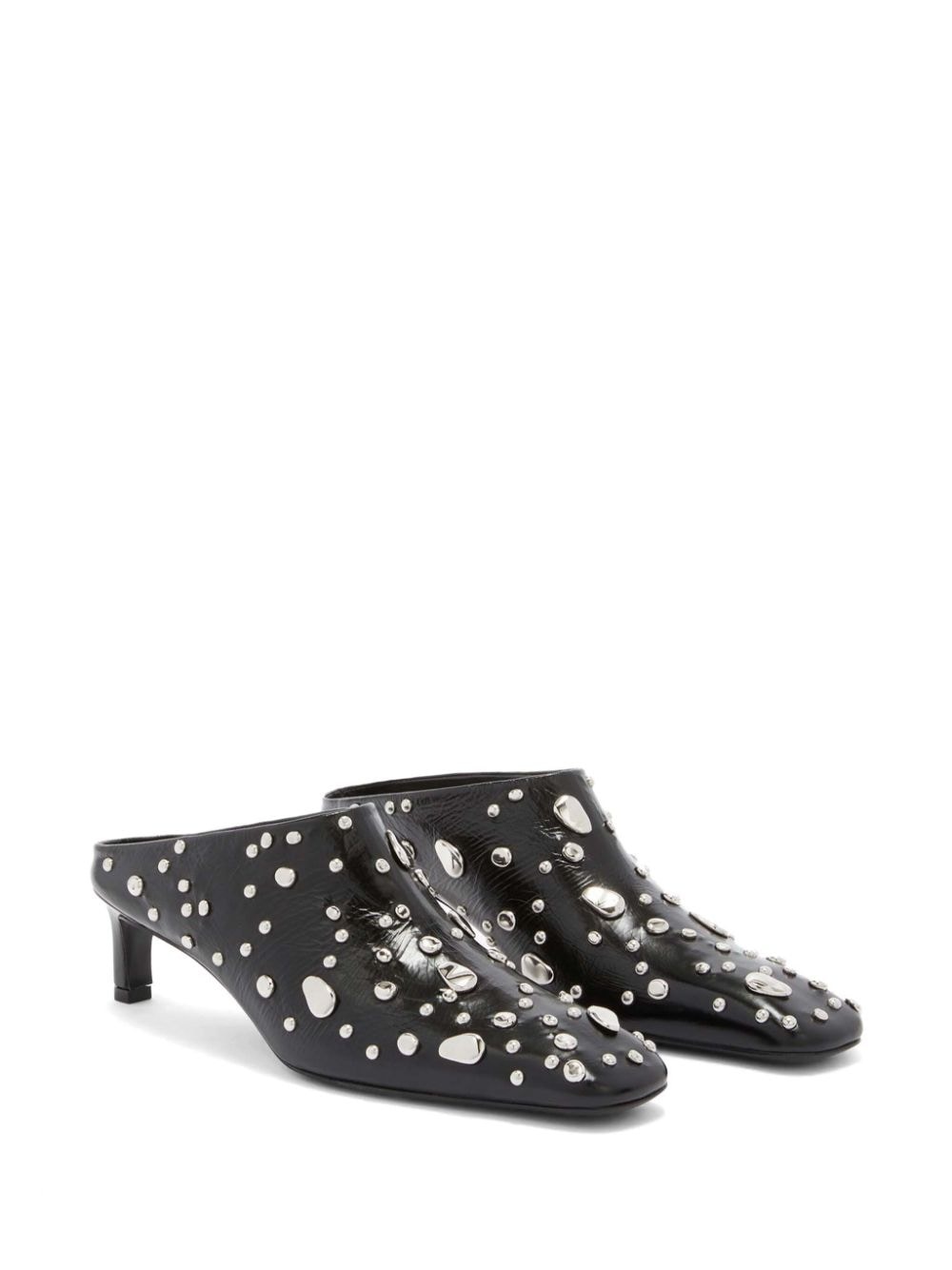 45mm rivet-detail leather mules - 2
