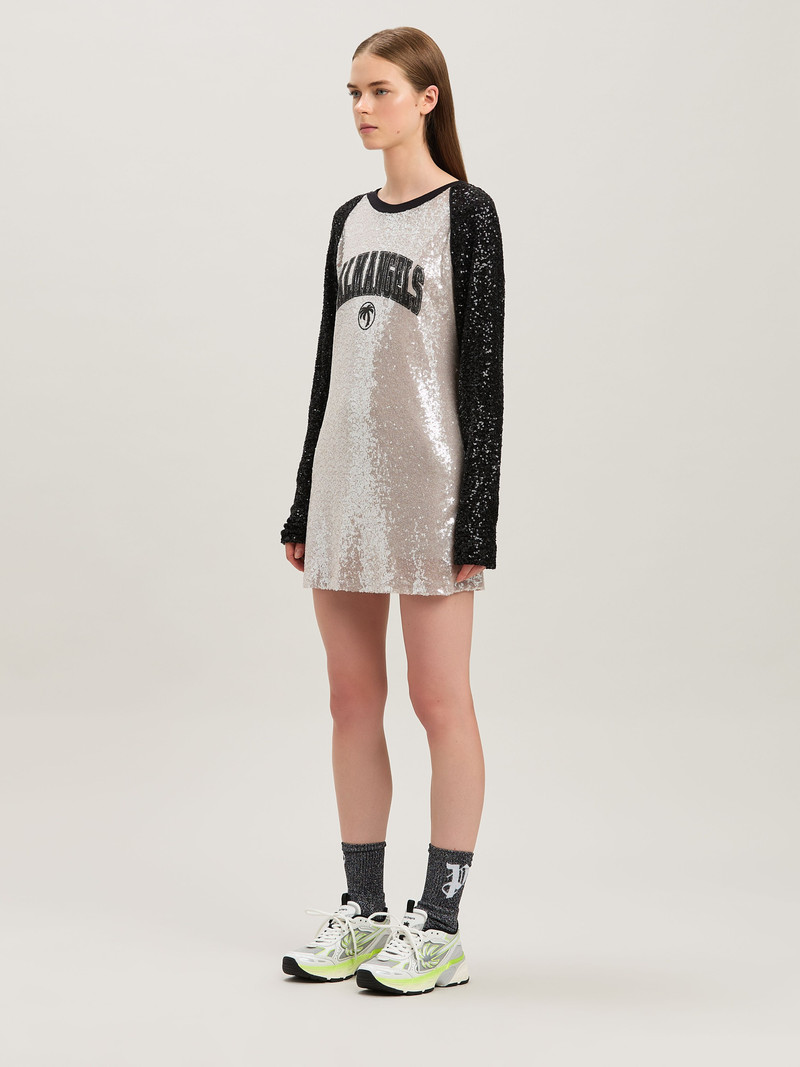 College sequins dress 4