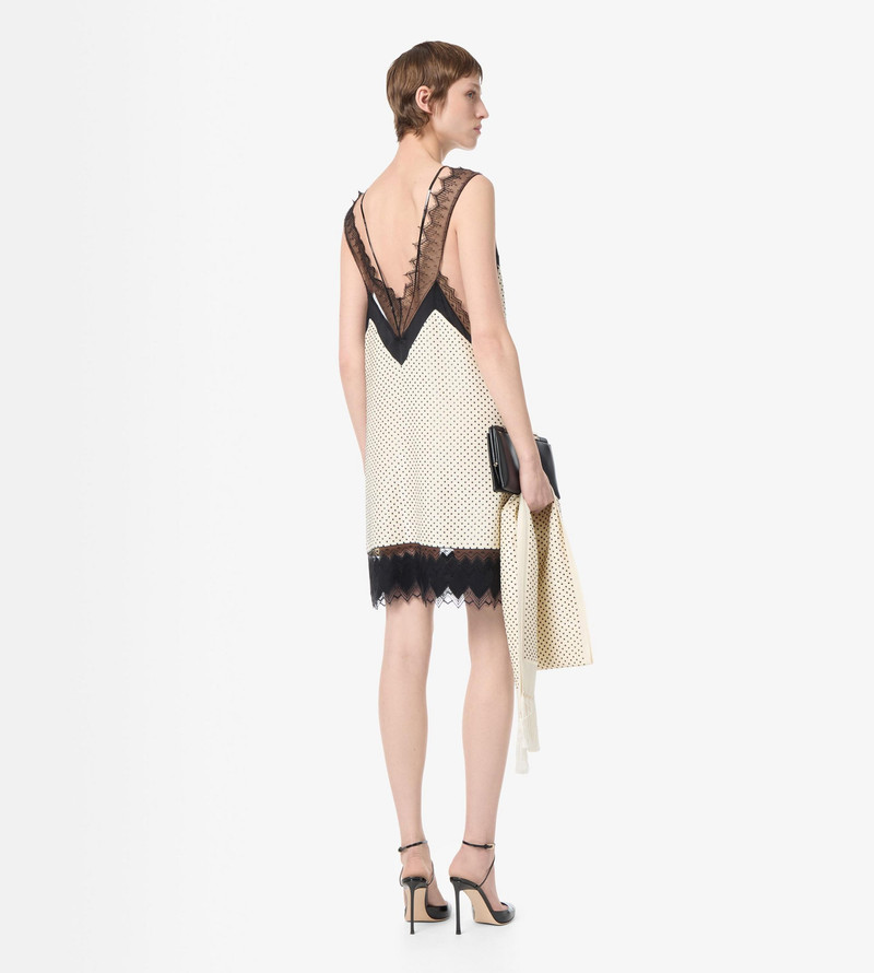 LACE-ENCRUSTED CAMISOLE MINI COCKTAIL DRESS 4