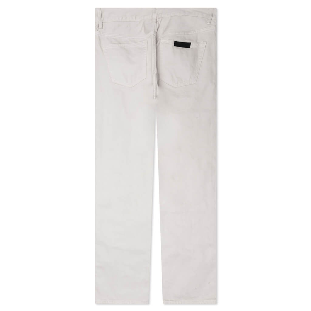 5 POCKET JEAN - SILVER CLOUD - 2