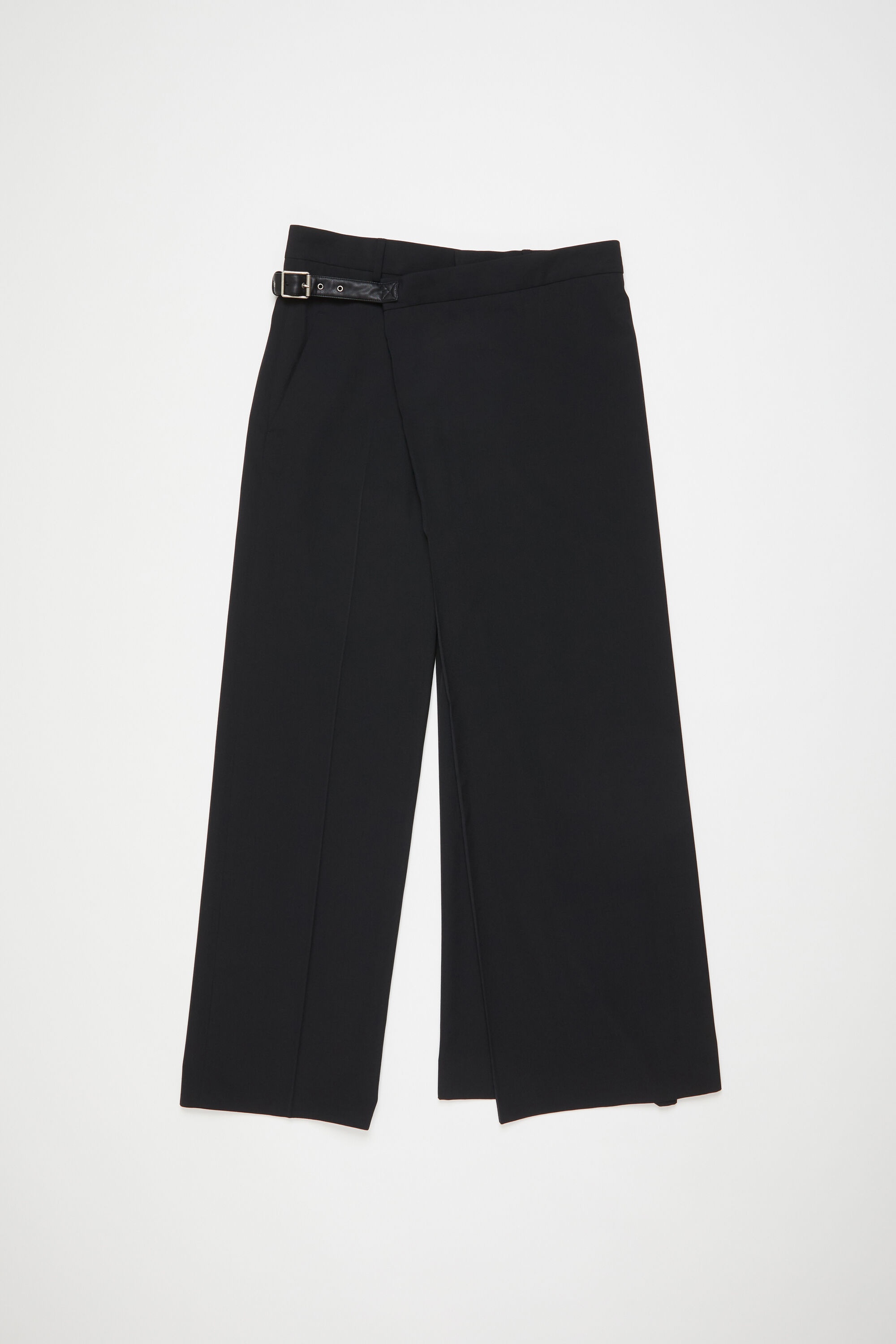 Wrap over trousers - Black - 1