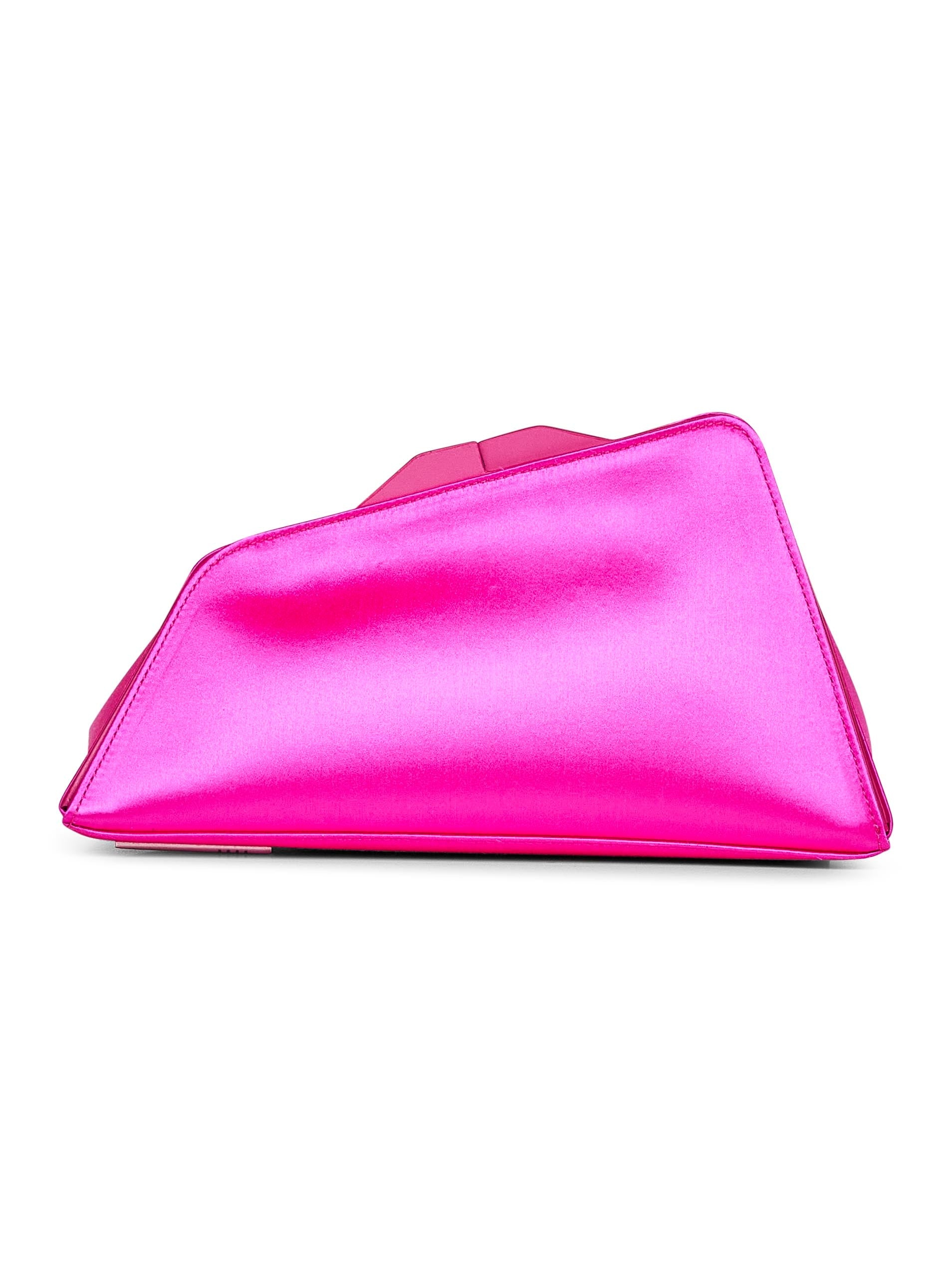 Fuchsia "8.30PM" oversized clutch bag - 3