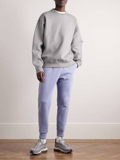 Nike Solo Swoosh Cotton-Blend Jersey Sweatshirt outlook