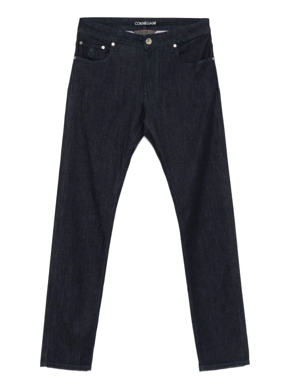 logo-patch jeans - 1