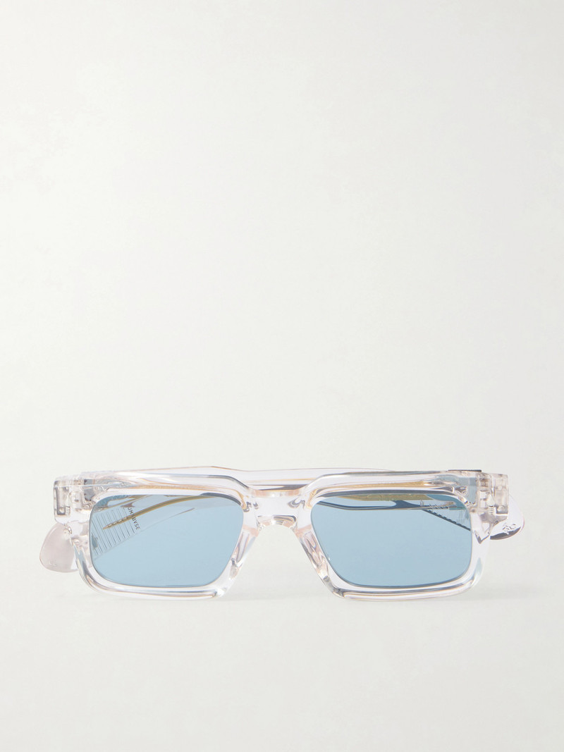 Belvedere Rectangular-Frame Acetate Sunglasses 1