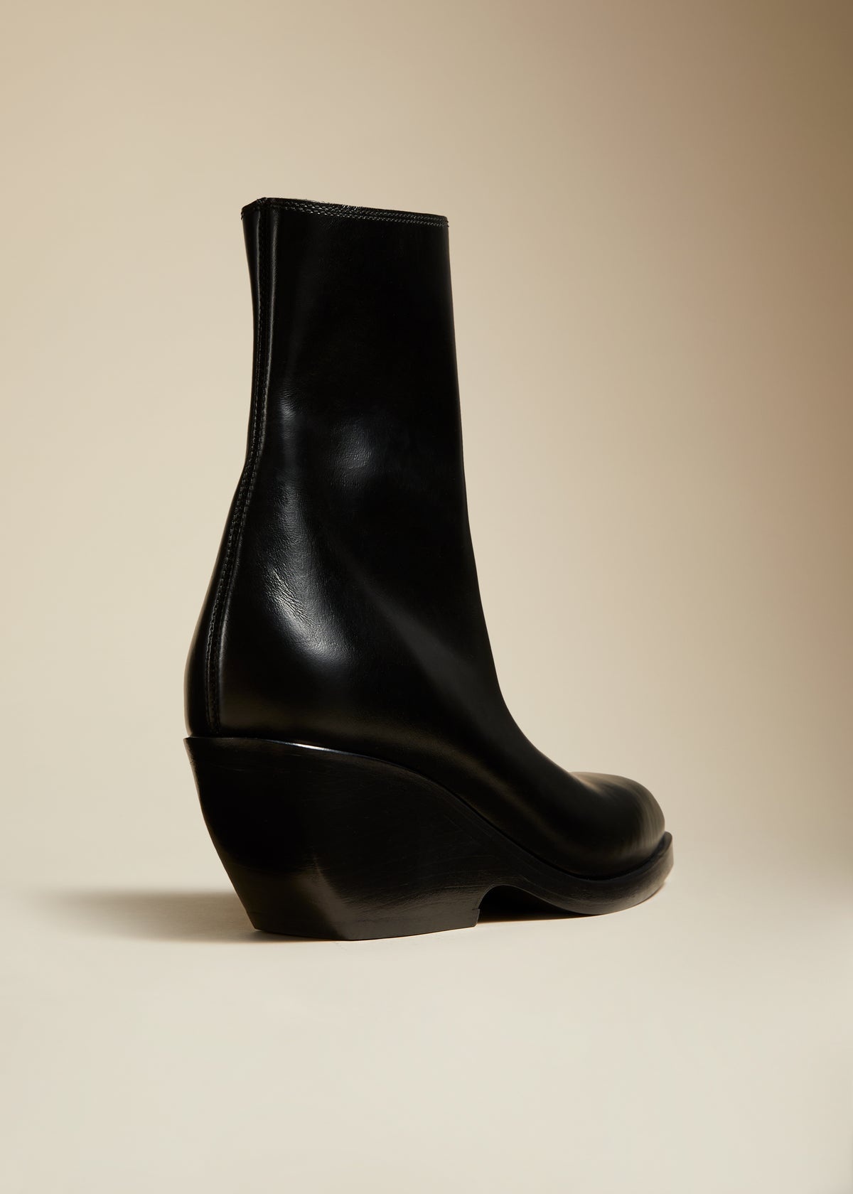 Wythe patent-leather ankle boots