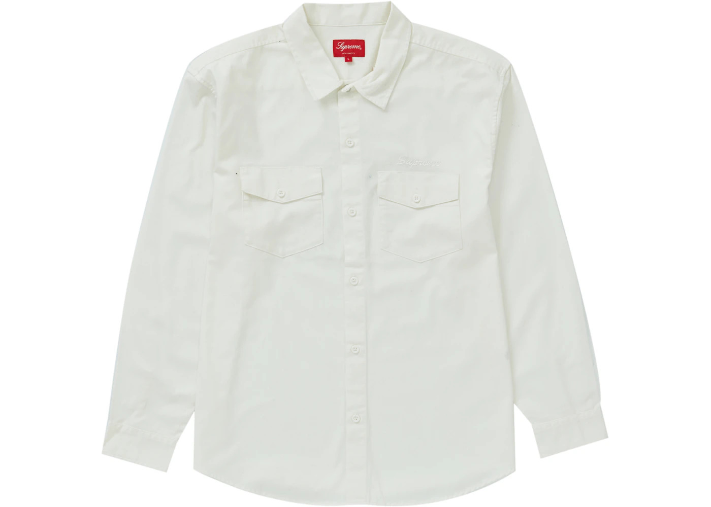 Supreme Raymond Pettibon Work Shirt White - 2