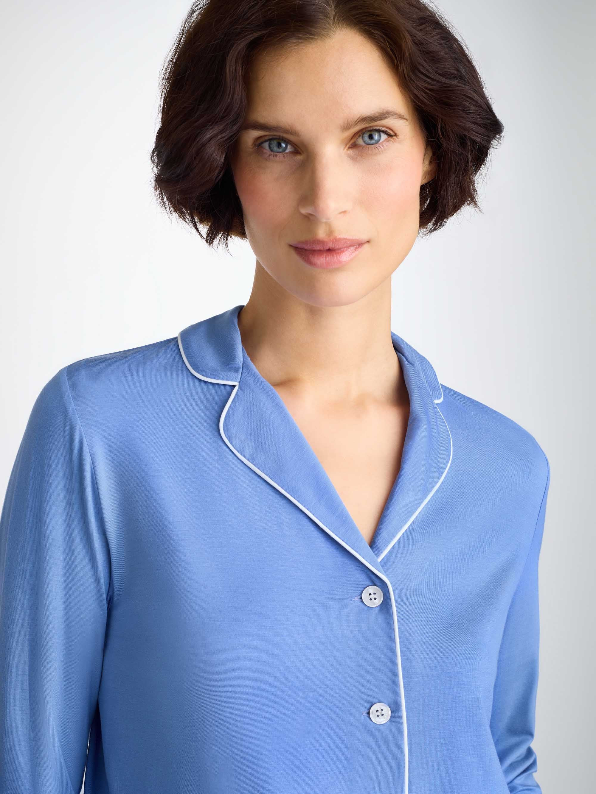 Women's Pajamas Lara Micro Modal Stretch Periwinkle - 5