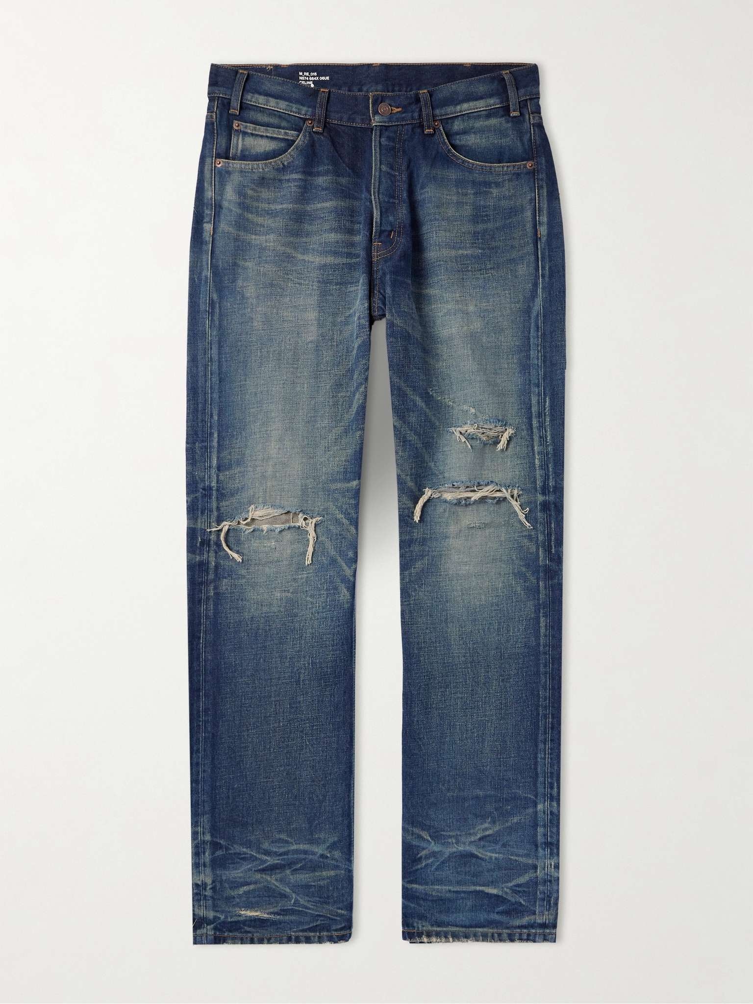Kurt Straight-Leg Distressed Jeans - 1