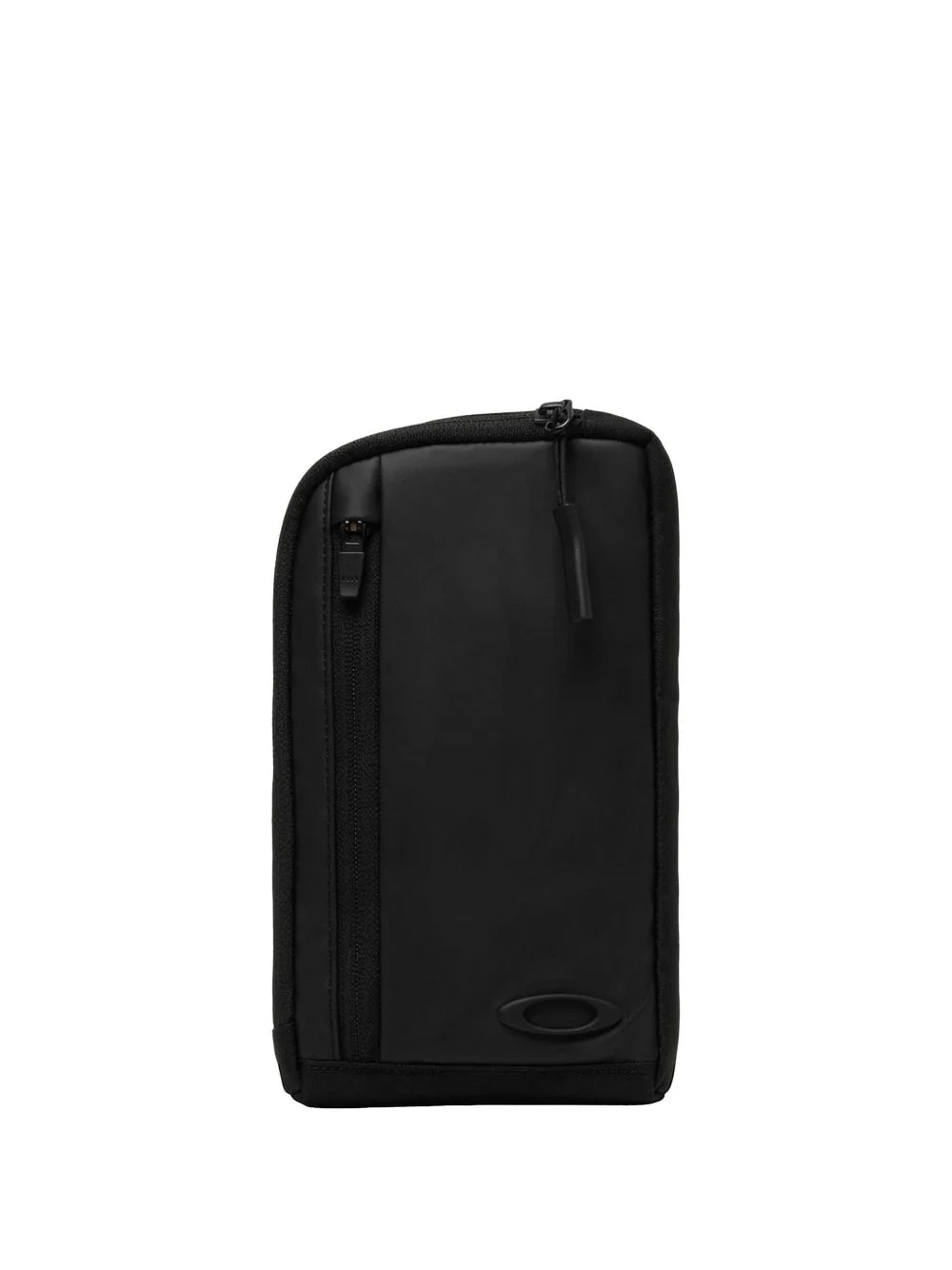 Link logo-plaque zip-fastening shoulder bag - 1