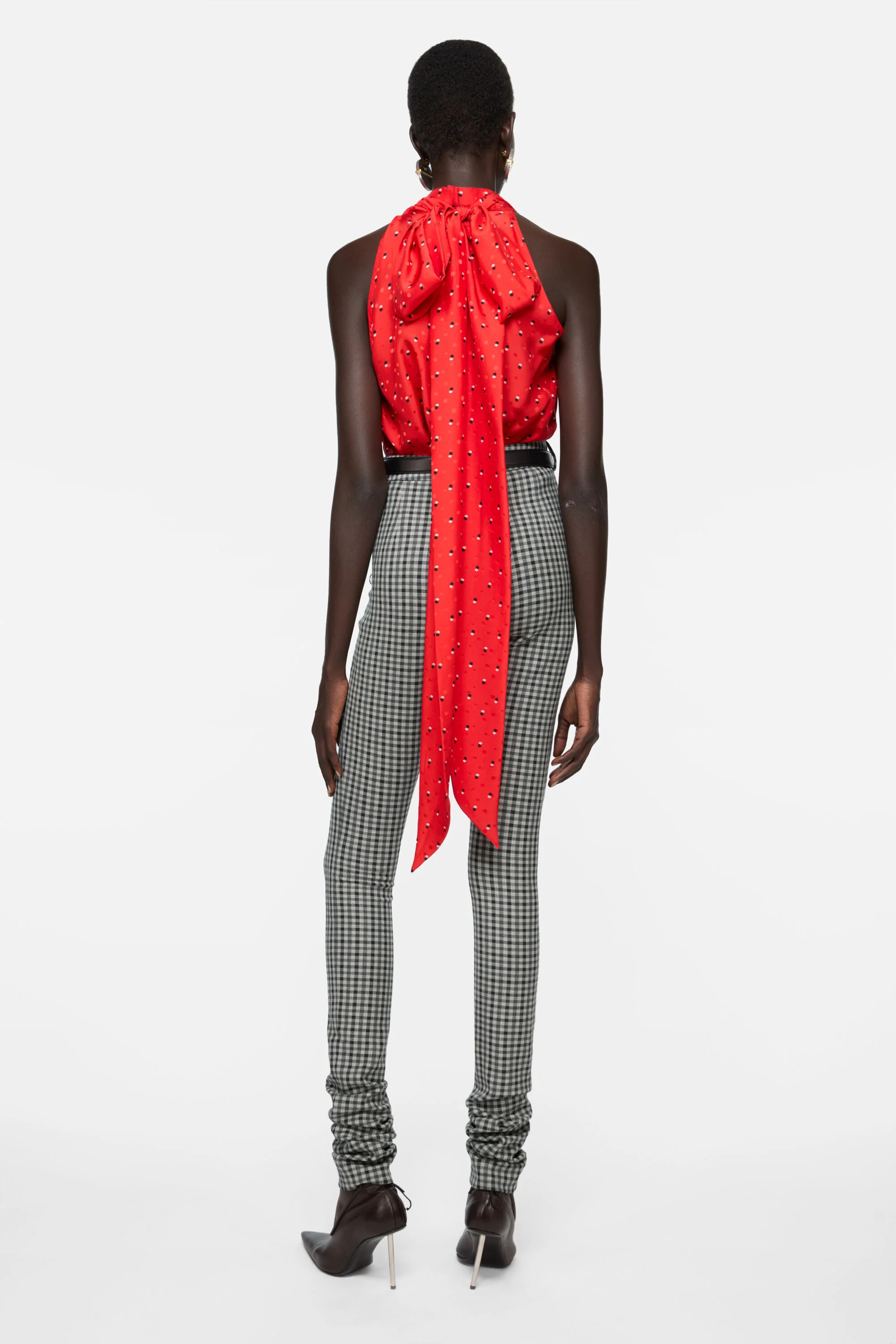 Wool stretch trousers - Multi grey - 3