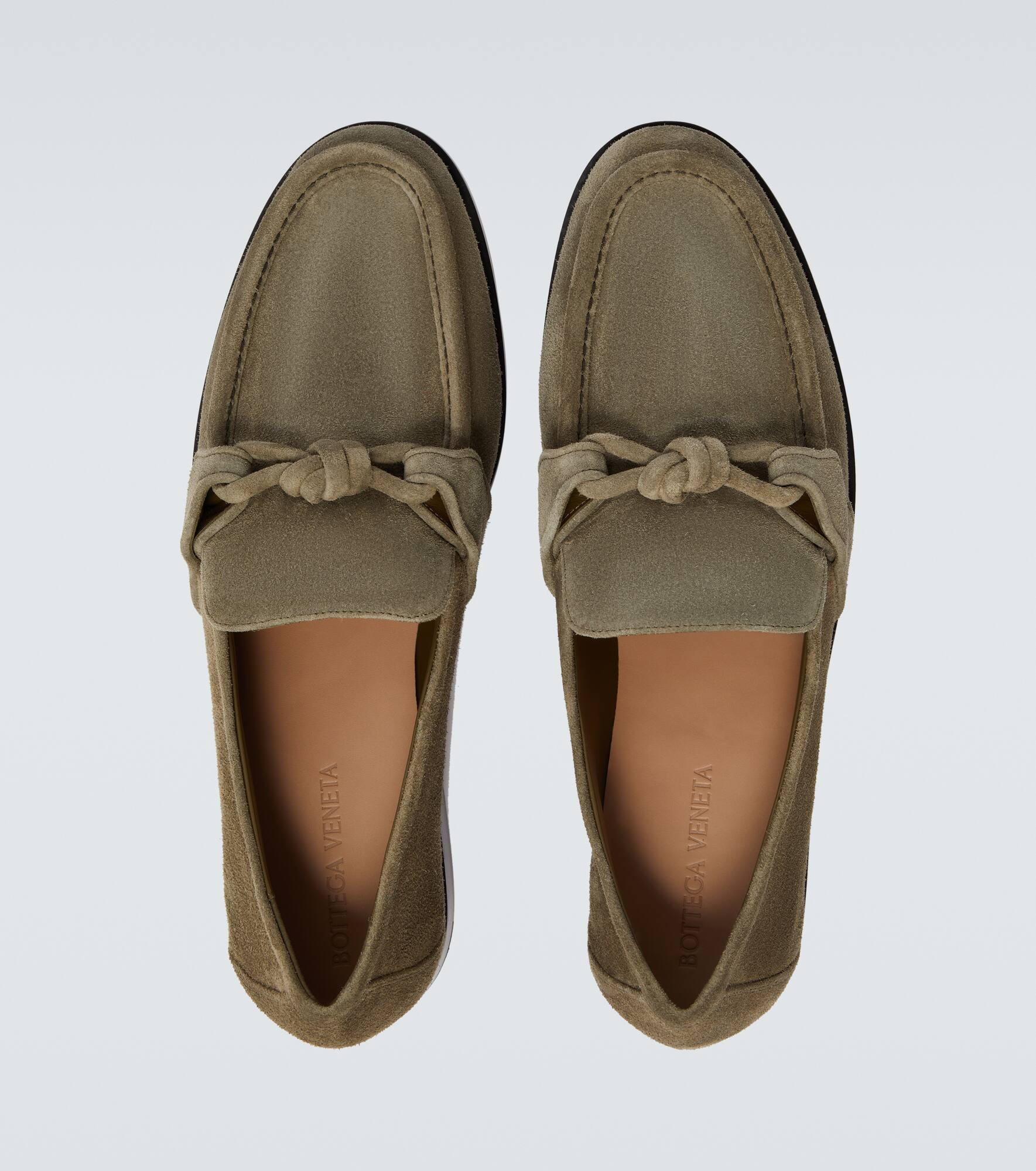 Astaire Knot suede loafers - 4