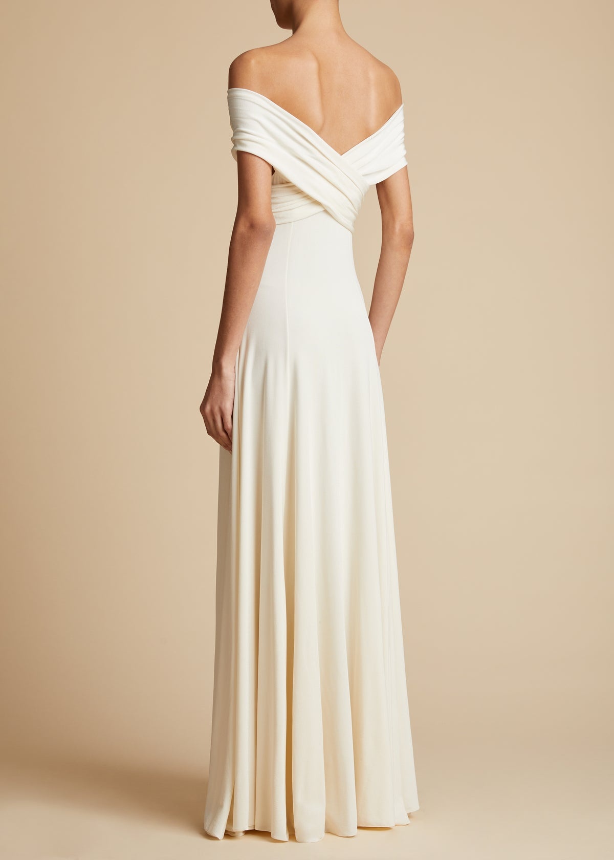 The Bruna Dress in Cream - 3