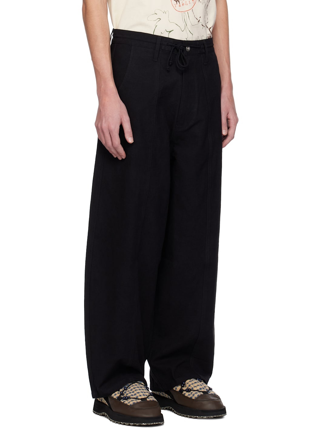 Black Document Trousers - 2