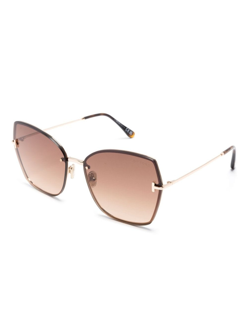 TOM FORD oversize-frame sunglasses outlook