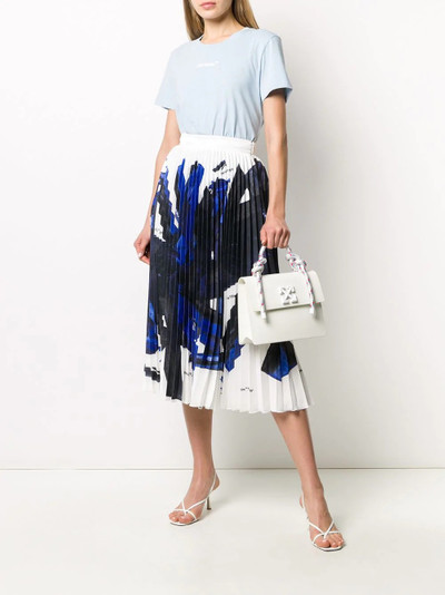 Off-White brush stroke print skirt outlook