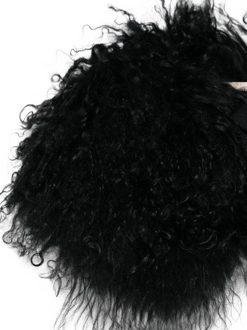 lamb fur scarf - 2