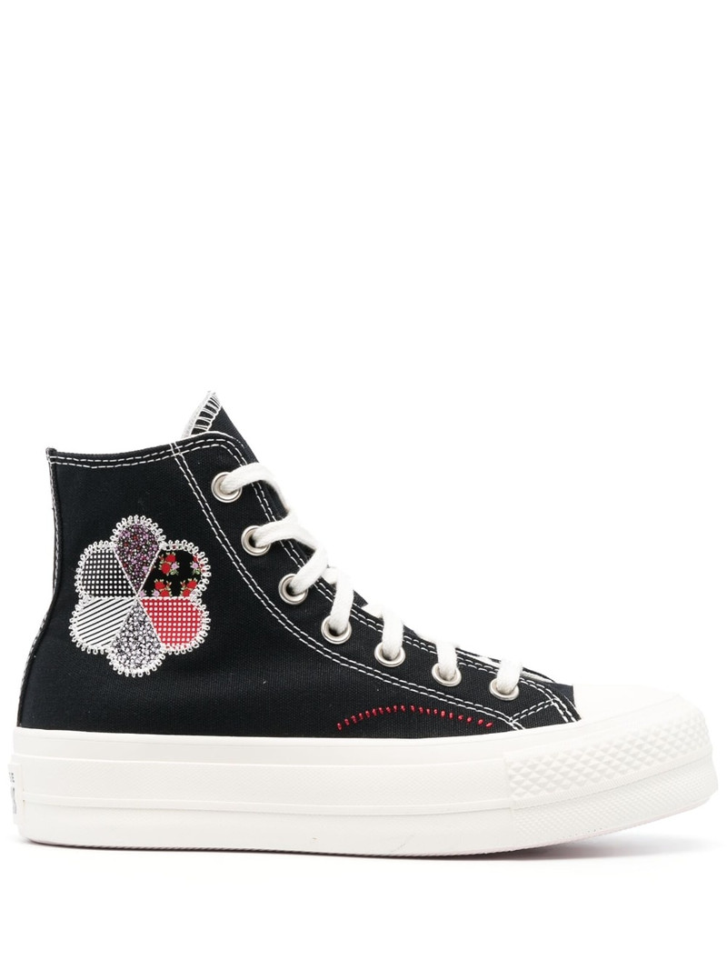 Chuck Taylor patchwork-detail sneakers 1