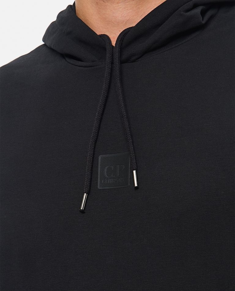 METROPOLIS SERIES STRETCH FLEECE HOODED LOGO SWEATSHIRT - 4