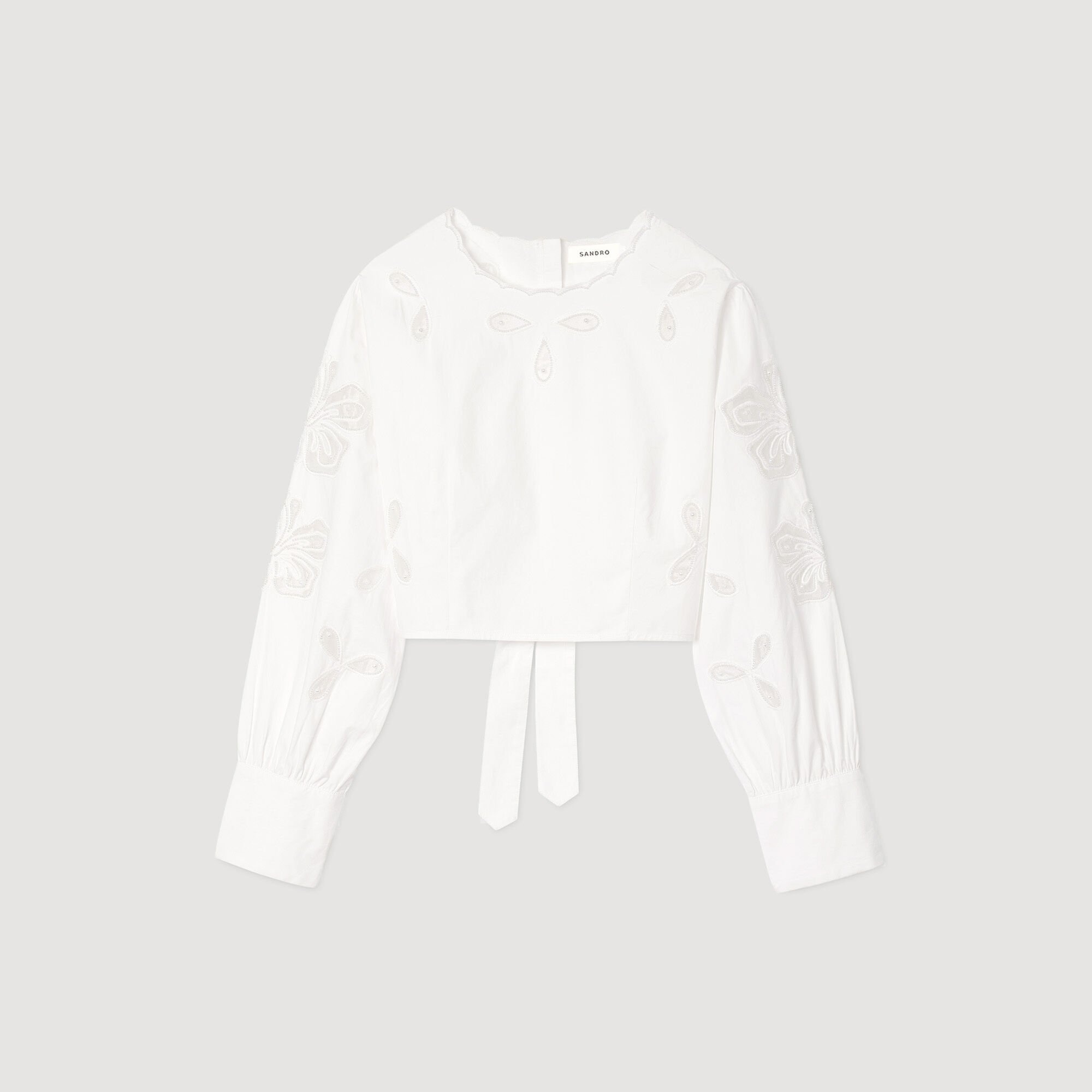 POPLIN CROP TOP - 6