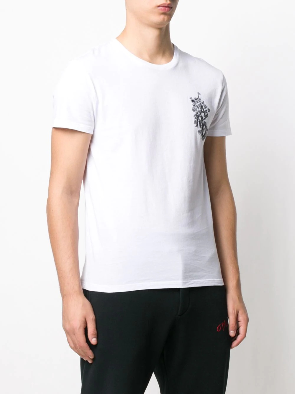 Ivi Monogram embroidered T-shirt - 3