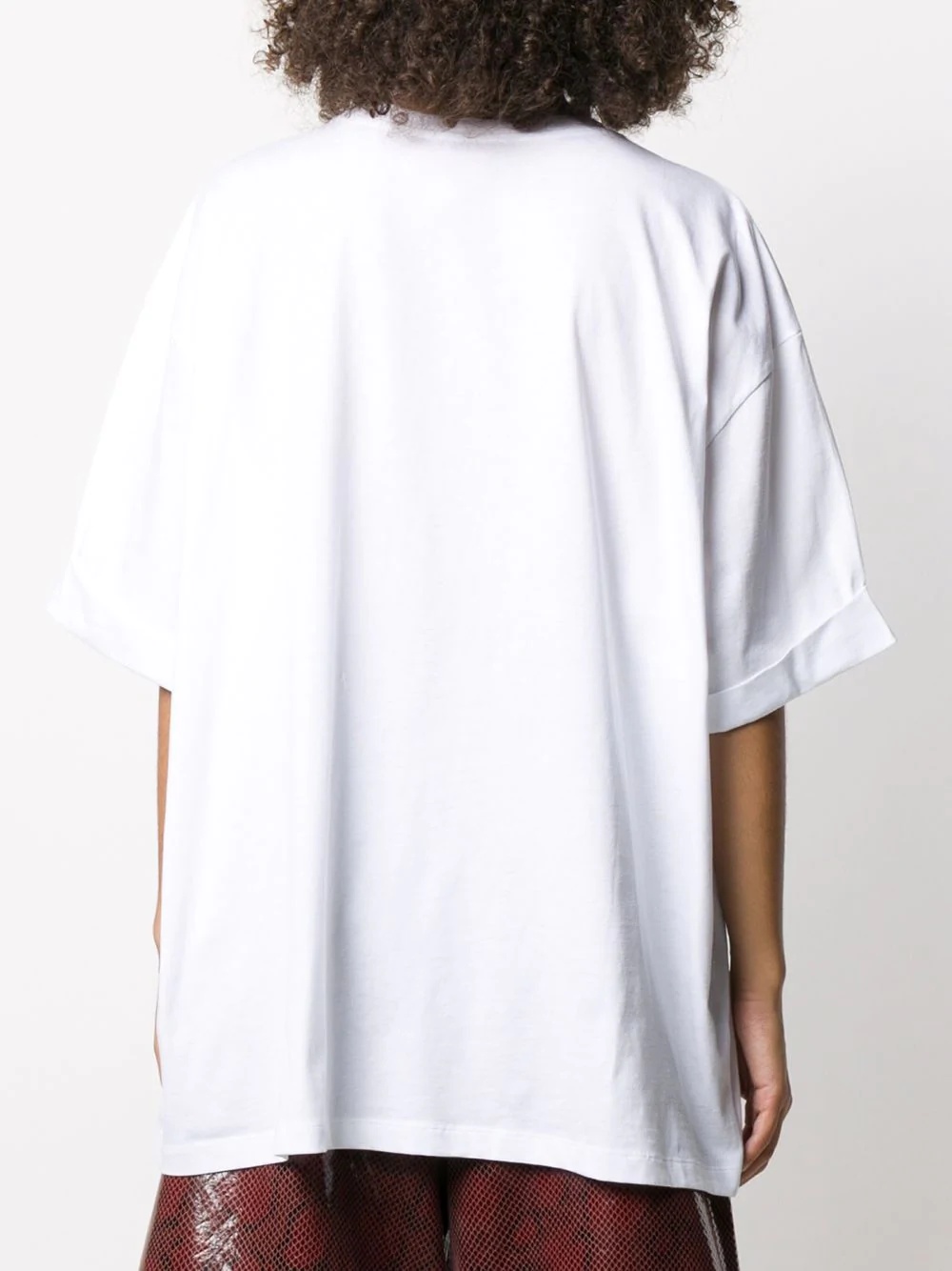 logo-patch oversize T-shirt - 4