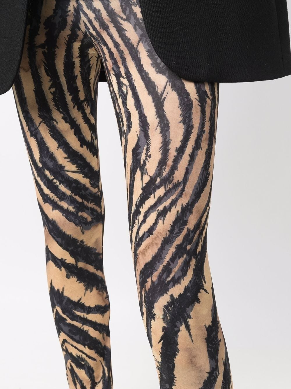 zebra-print leggings - 5