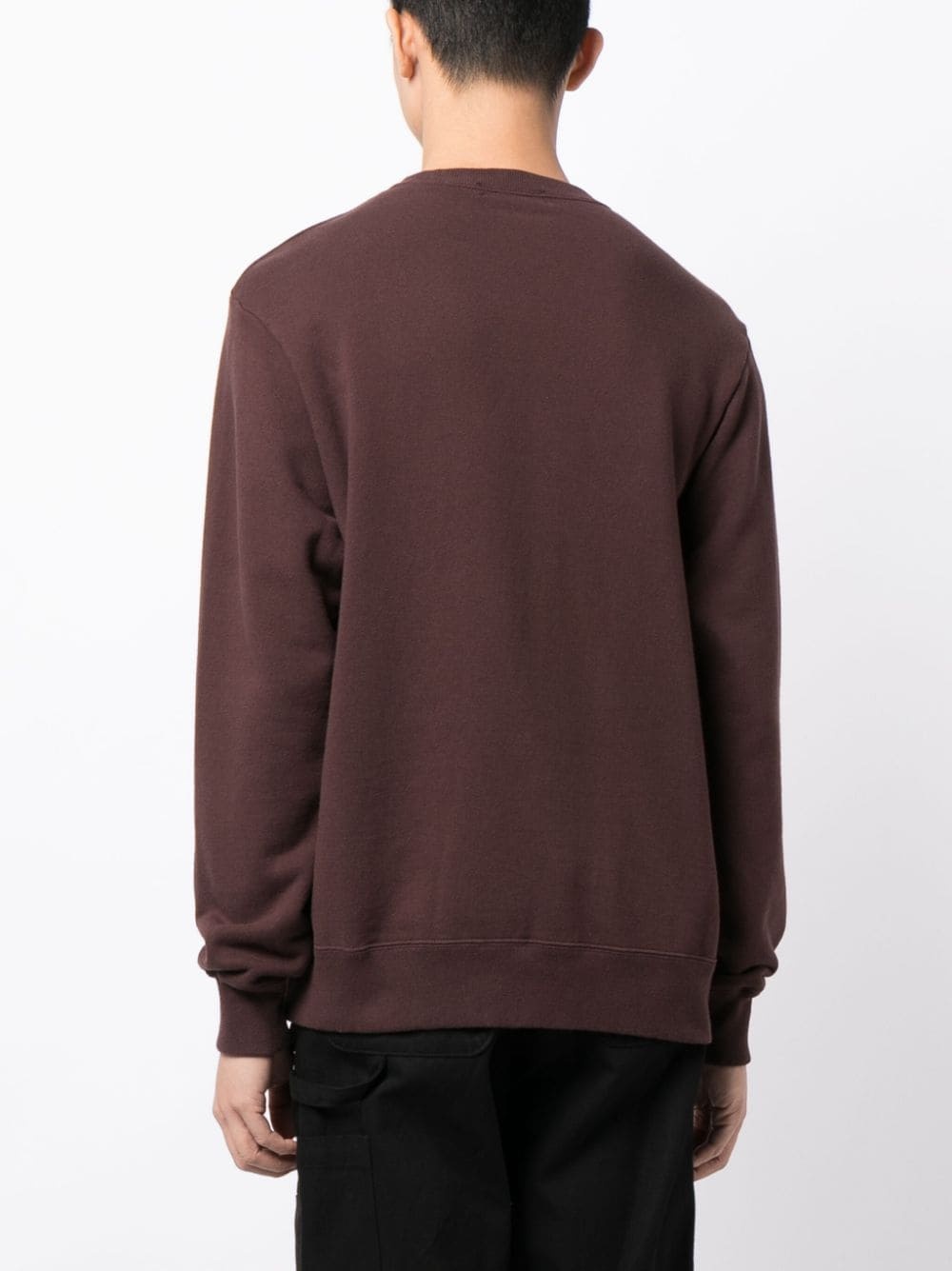 slogan-print cotton sweatshirt - 4