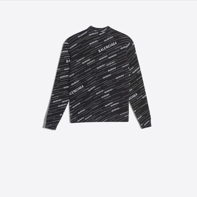 BALENCIAGA Jacquard Crewneck Sweater outlook