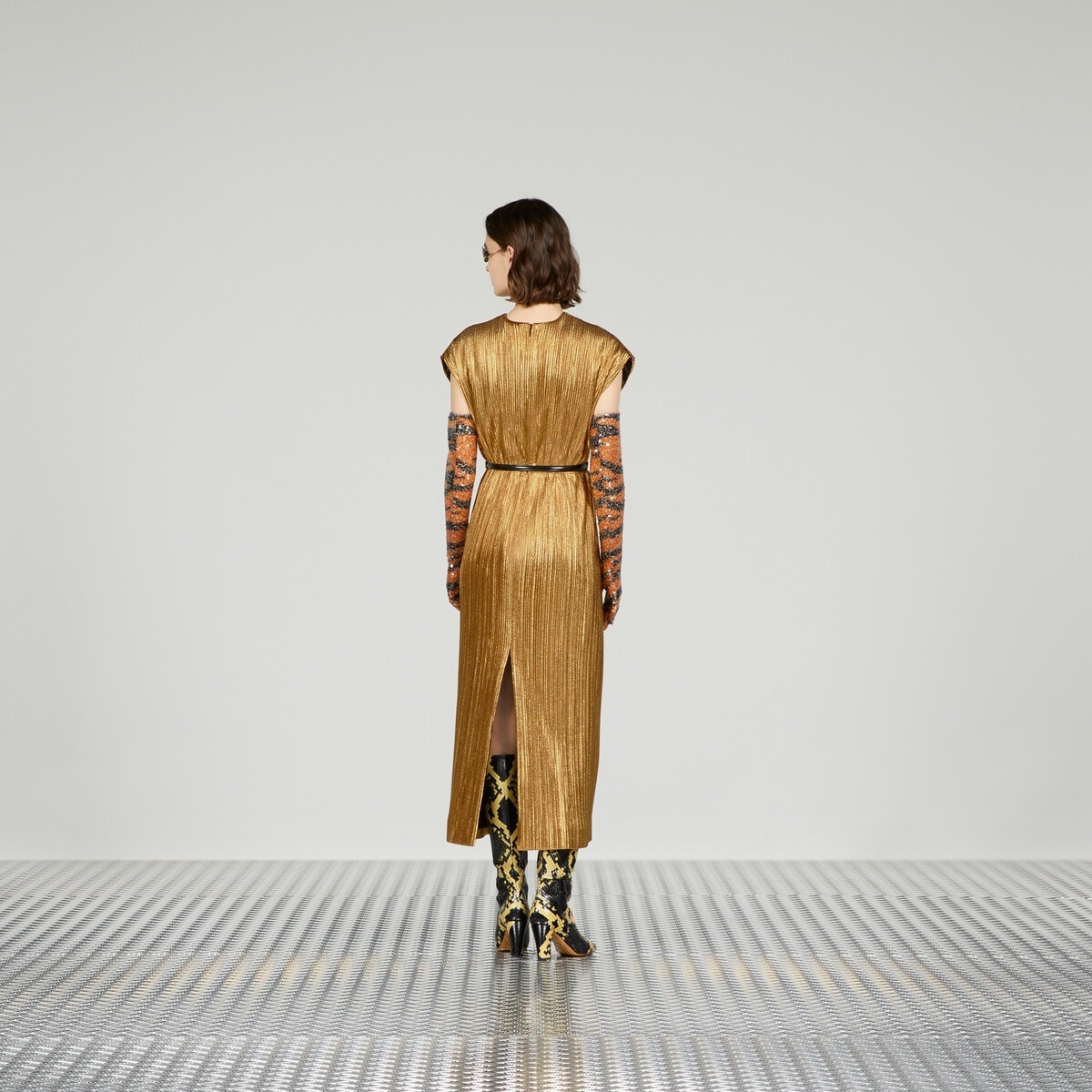 Cady lame midi dress - 7