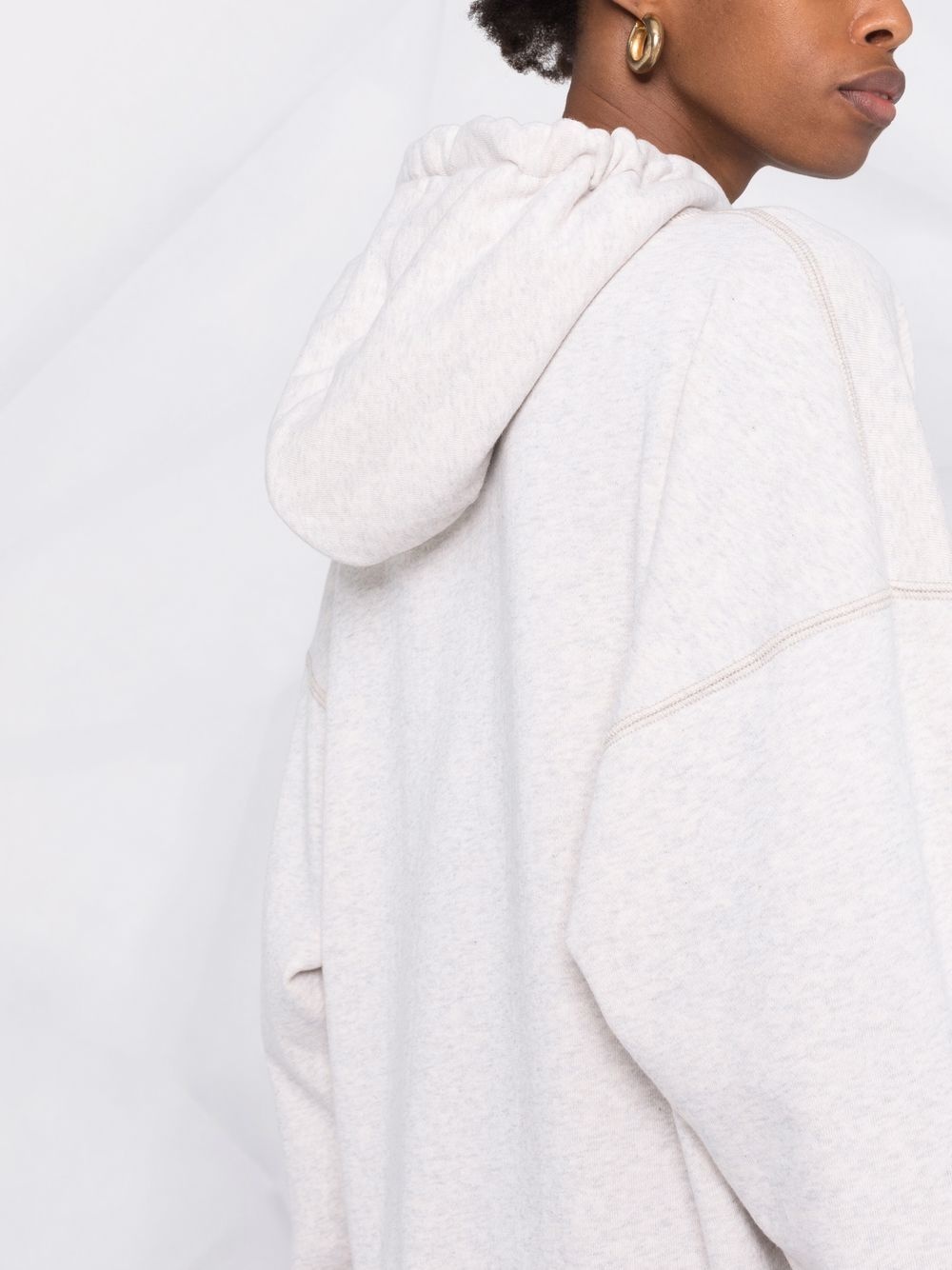 Mansel logo-print hoodie - 3