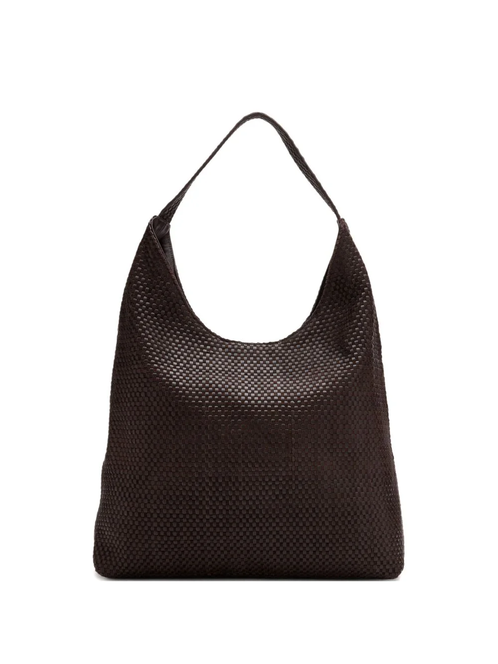 lattice-weave large tote bag - 1