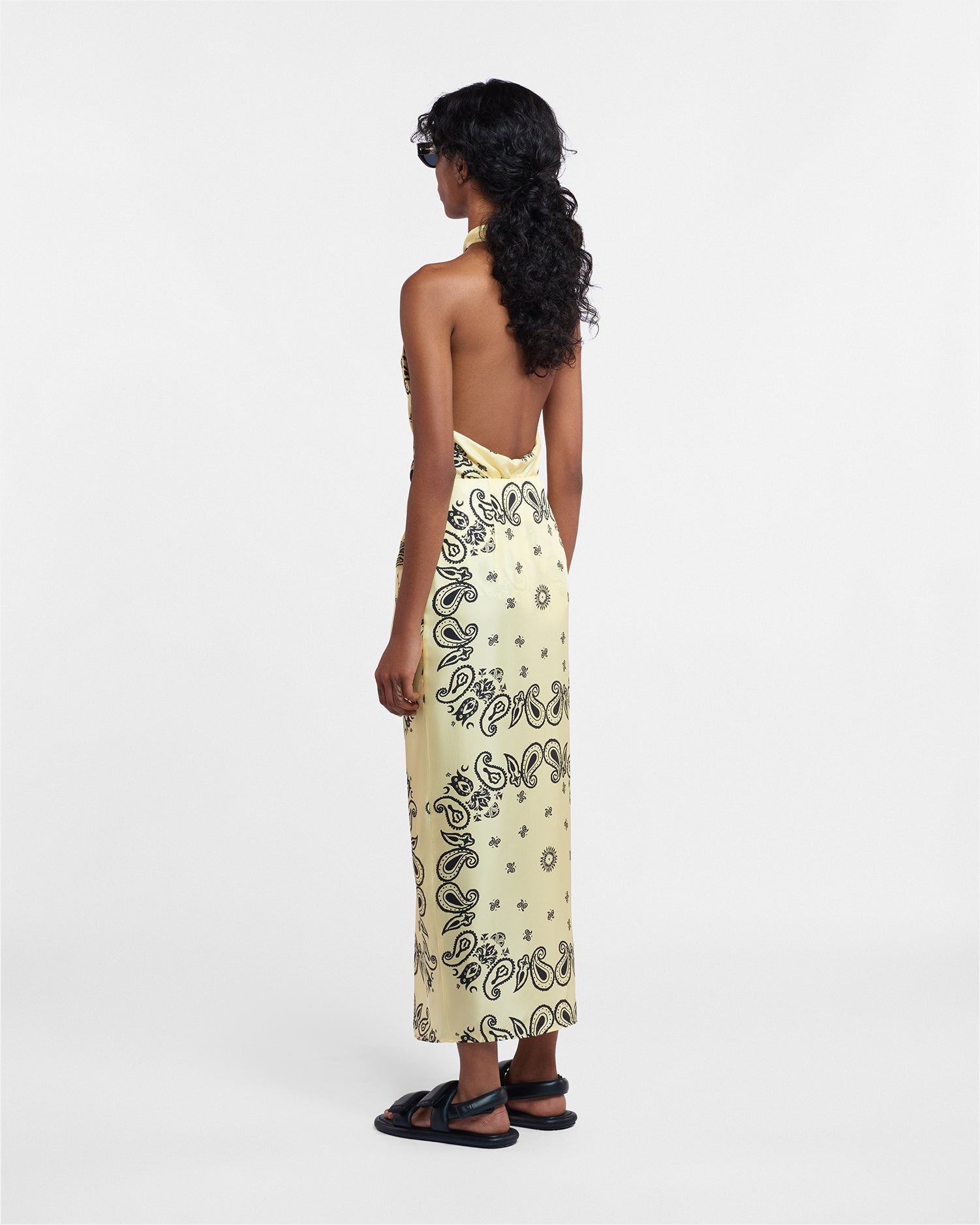 Printed Silk-Twill Sarong-Style Midi Skirt - 3