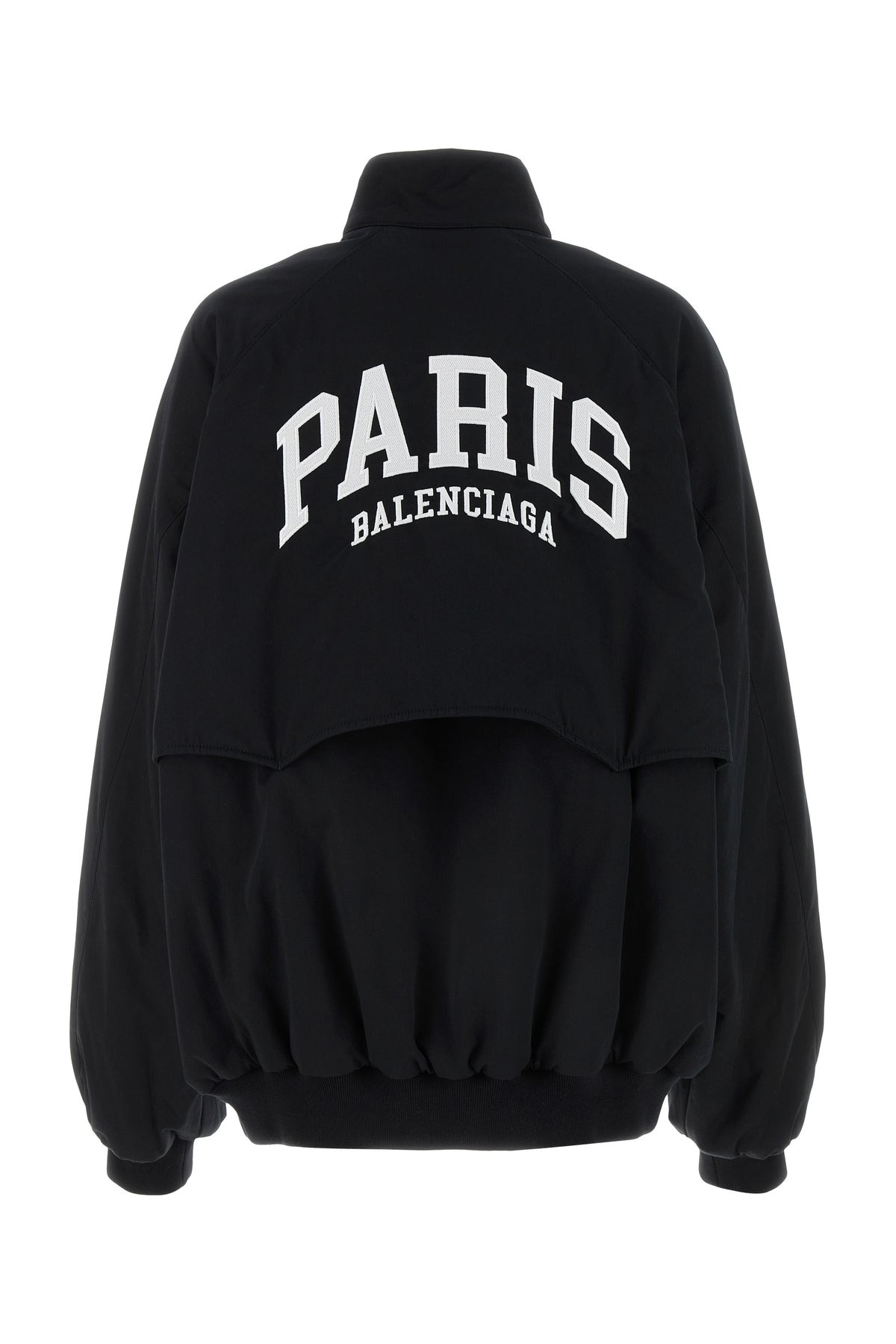 Black cotton oversize jacket - 2