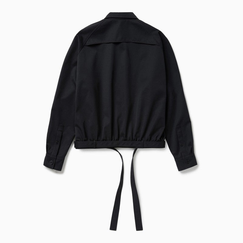 1989 STUDIO - 1989 STUDIO Dark blue short trench jacket - 2